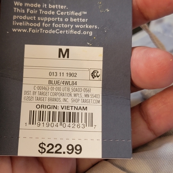 Universal Thread High rise blue cloud tie dye shorts Blue Size M - Picture 8 of 10